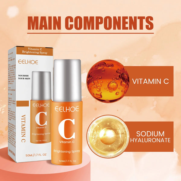 Vitamin C Moisturizing Spray Set Face Whitening Spray Reduce Fine Lines Lifting Firming & Brightening Skin Facial Care Product