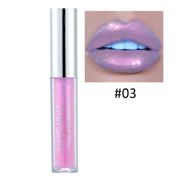 Polarized lip gloss