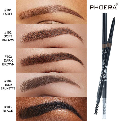 PHOERA New 5 Color Thin Eyebrow Pencil