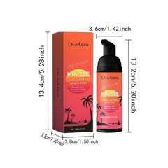 Oceaura 60ml Self Tanning Mousse Intensive Brown Boosting Repair Sunburn Sunbath Protection Sun Tanner Fake Tan Accelerate Spray