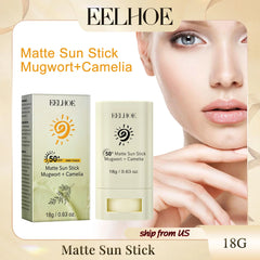 Portable SPF 50 Matte Bar Blocker Face Sunscreen Cream Moisturizing Refreshing Matte Sun Stick Whitening Skin Sunblock Lotion