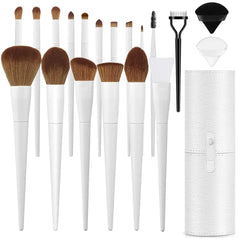 BESTOPE PRO Makeup Brushes With Case 20PCs Professional Makeup Brush Set, Foundation Powder Eyeshadow Brush Set Eyebrow Conceale