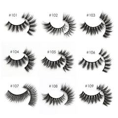 Wholesale Mink Eyelashes 4/10/30/100pcs 3d Mink Lashes Natural fake Eyelashes messy false Eye lashes Makeup False Lashes In Bulk