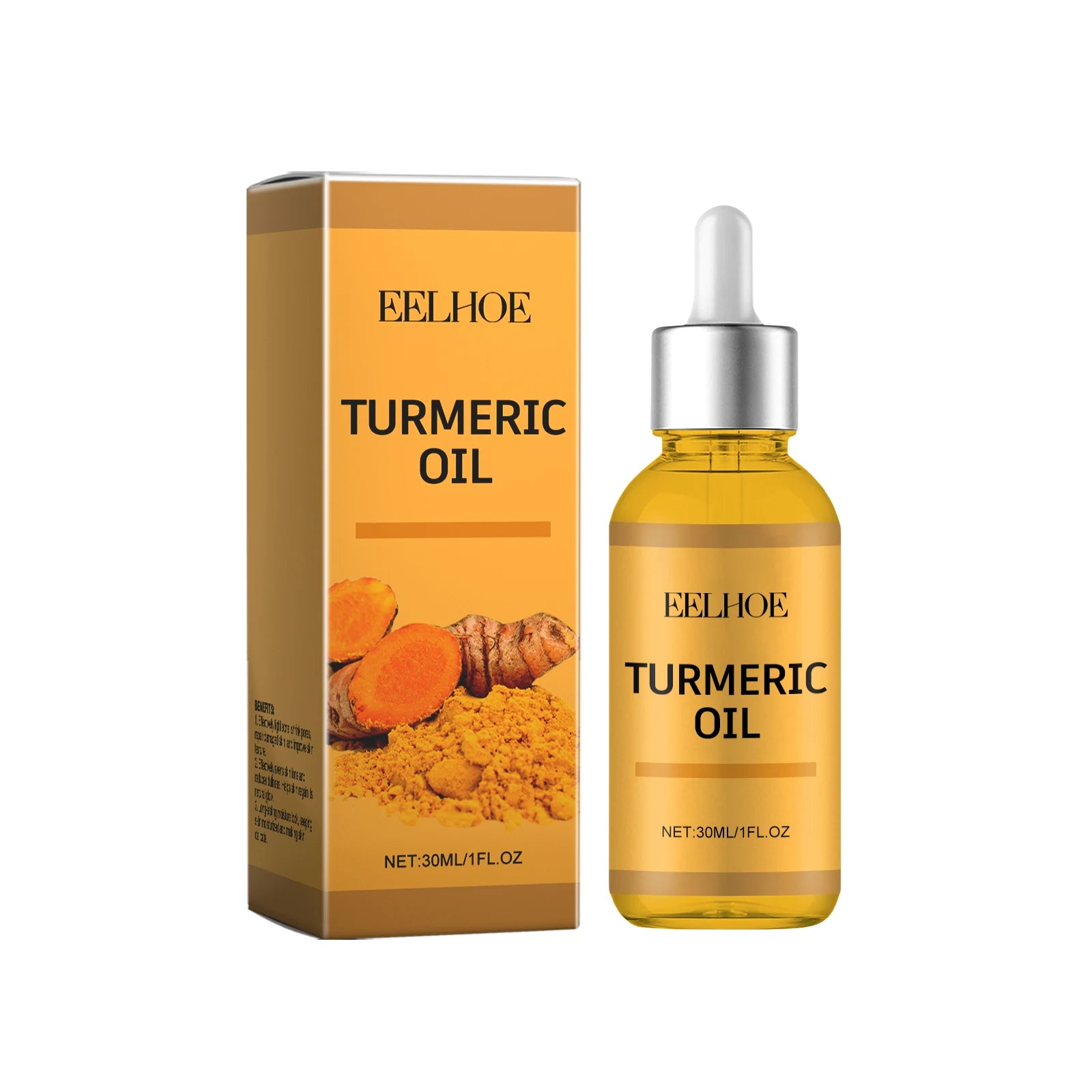 Turmeric Facial Essential Oil Anti Wrinkle Serum Reduce Fine lines Brighten Skin Tone Prevent Aging Moisturize Face Care Product