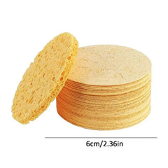 30pcs cleansing sponges Face Scrubber Sponge Compressed Facial Exfoliation Sponge cleansing sponges Makeup Removal Sponge Pad