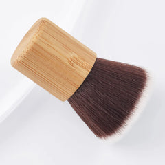 Bamboo Handle Beauty Powder Face Brush Portable Professional Concealers Brushes Soft Large Face Contouring Brush Gifts for Women