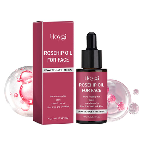 Pure Rosehip Oil Firming Delicate Pores Smooth Repair Facial Moisturizing Fade  Fine Lines Wrinkles Acne Blackheads Face Care AL