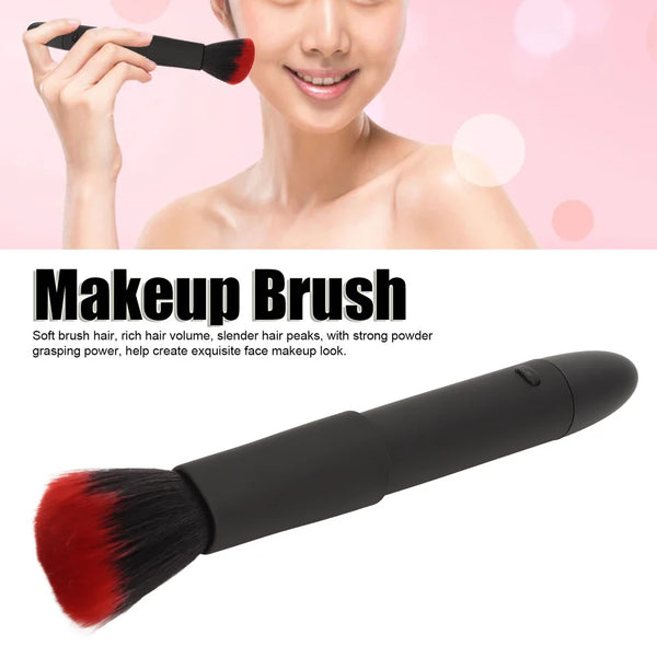 Rechargeable Makeup Brush Electric Makeup Brush 10 Gears Rechargeable Adjustable Multifunctional Waterproof Blush Brush