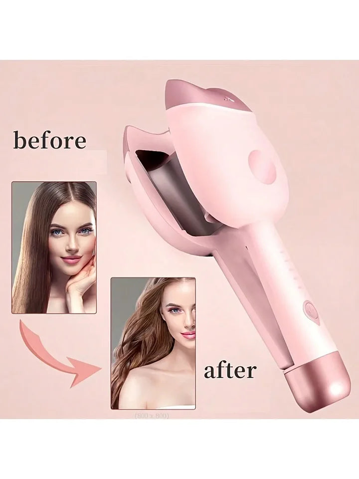 32mm Hair Curler Ceramic Curling Iron Big Wave Deep Wavy Splint Egg Rolls Electric Fast Automatic Hair Plate Styling Tools Comb