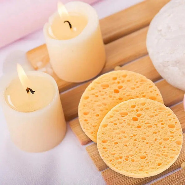 30pcs cleansing sponges Face Scrubber Sponge Compressed Facial Exfoliation Sponge cleansing sponges Makeup Removal Sponge Pad