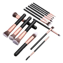 Makeup Brush Set 16pcs Powder Brush with Storage Barrel Portable Soft Face Brush Kit Fashion Beauty Tools Foundation Brush