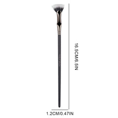 Mascara Fan Brush Foldable Eyelash Brush Soft Bristles Eye Lashes Makeup Tool Folding Angle Eye Shadow Brush for Women