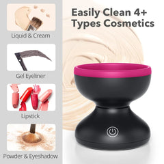 Professional makeup brush cleaner machine - Efficient, portable, and convenient USB tool for all brush sizes. Quick and time-sav