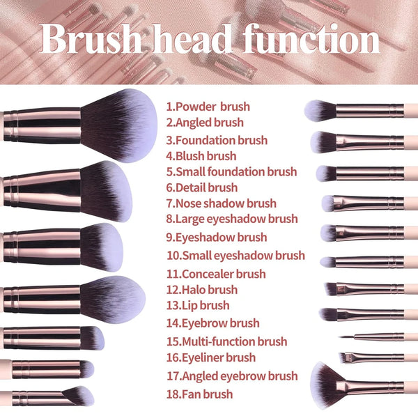 these Opulent Makeup Brushes - Elevate Your Makeup Game with this Deluxe Brush Collection - Transform Your Look with this High-E