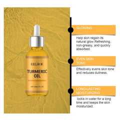 Turmeric Facial Essential Oil Anti Wrinkle Serum Reduce Fine lines Brighten Skin Tone Prevent Aging Moisturize Face Care Product